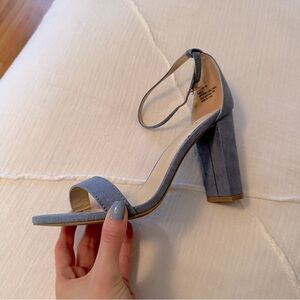Dusty Blue Lulu’s Heels (Size 8) - Like New